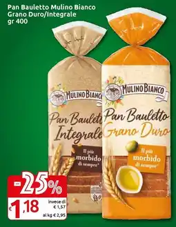 Carrefour Express Pan Bauletto Mulino Bianco Grano Duro/Integrale offerta