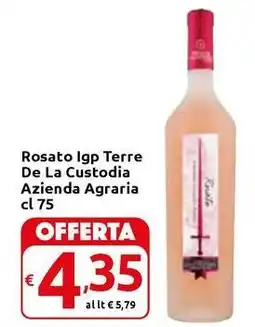 Carrefour Express Rosato Igp Terre De La Custodia Azienda Agraria offerta