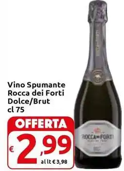 Carrefour Express Vino Spumante Rocca dei Forti Dolce/Brut offerta