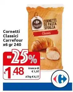 Carrefour Express Cornetti Classici Carrefour offerta