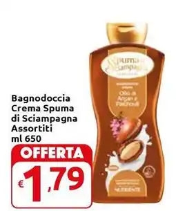 Carrefour Express Bagnodoccia Crema Spuma di Sciampagna Assortiti offerta