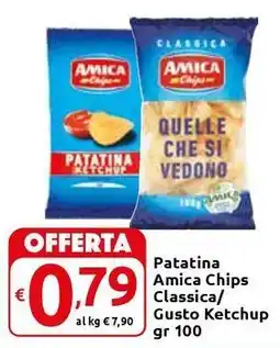Carrefour Express Patatina Amica Chips Classica/ Gusto Ketchup offerta