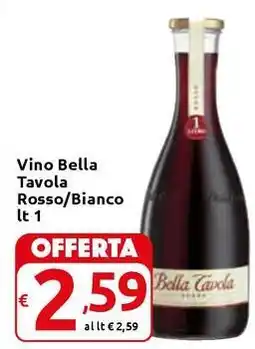 Carrefour Express Vino Bella Tavola Rosso/Bianco offerta