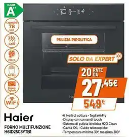 Expert Haier FORNO MULTIFUNZIONE H61D25G3YTB1 offerta