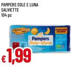 Famila Pampers sole e luna salviette 104 pz offerta