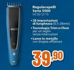 Expert PHILIPS Regolacapelli Serie 5000 HC5612/15 offerta