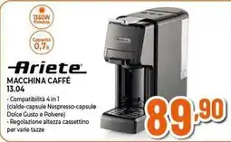 Expert Ariete MACCHINA CAFFÉ 13.04 offerta