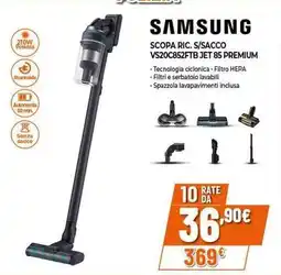 Expert SAMSUNG SCOPA RIC.S/SACCO VS20C852FTB JET 85 PREMIUM offerta