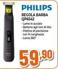 Expert PHILIPS REGOLA BARBA QP6542 offerta