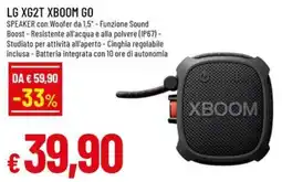 Famila LG XG2T XBOOM GO Speaker offerta