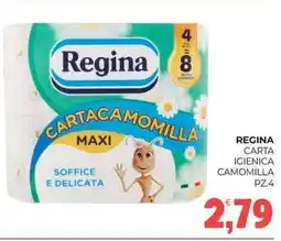 Eté Regina carta igienica camomilla pz.4 offerta