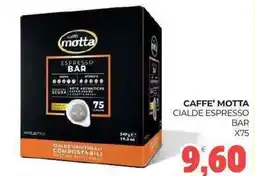 Eté Caffe' motta cialde espresso bar x75 offerta