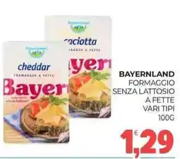 Eté Bayernland formaggio senza lattosio a fette vari tipi offerta