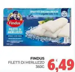 Eté Findus filetti di merluzzo offerta