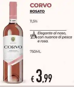 Eté Corvo rosato offerta