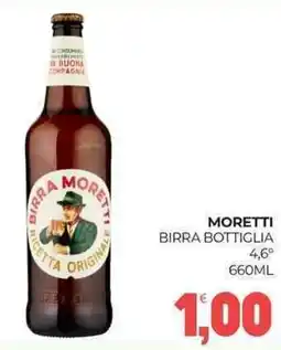 Eté Moretti birra bottiglia offerta