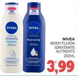 Eté Nivea body fluida idratante nutriente offerta