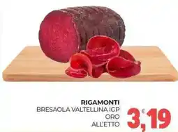 Eté Rigamonti bresaola valtellina igp oro all'etto offerta