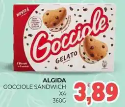 Eté Algida gocciole sandwich x4 offerta