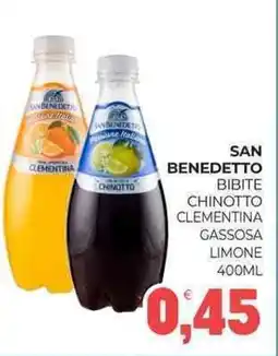 Eté San benedetto bibite chinotto clementina gassosa limone offerta