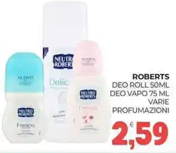 Eté Roberts deo roll - deo vapo varie profumazioni offerta