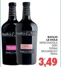 Eté Baglio le mole nero d'avola doc syrah siciliano IGT offerta