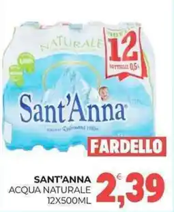 Eté Sant'anna acqua naturale offerta