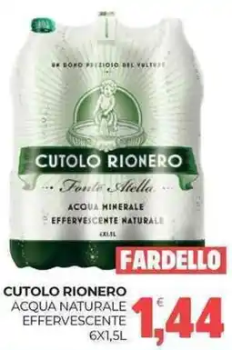 Eté Cutolo rionero acqua naturale effervescente offerta