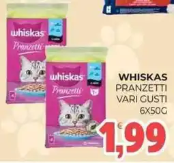 Eté Whiskas pranzetti vari gusti offerta