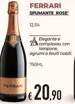 Eté Ferrari spumante rose' offerta