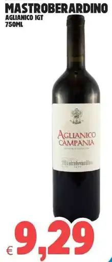 Eté Mastroberardino aglianico IGT offerta