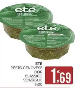 Eté Eté pesto genovese dop classico senz'aglio offerta