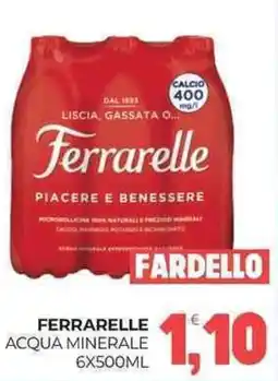 Eté Ferrarelle acqua minerale offerta
