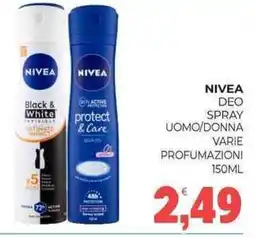 Eté Nivea deo spray uomo/donna varie profumazioni offerta