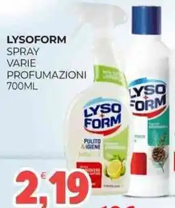 Eté Lysoform spray varie profumazioni offerta