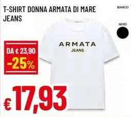 Famila T-shirt donna armata di mare jeans offerta