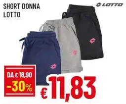 Famila Short donna LOTTO offerta