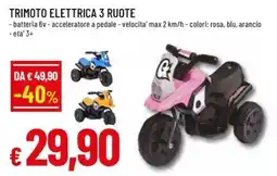 Famila Trimoto elettrica 3 ruote offerta