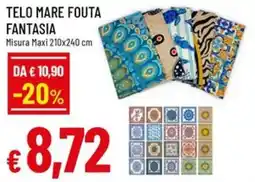 Famila Telo mare fouta fantasia offerta