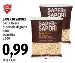 Famila SAPER DI SAPORI pasta fresca di semola di grano duro assortita offerta