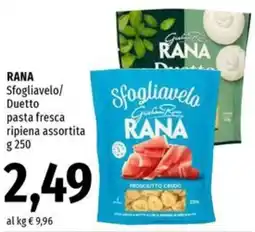 Famila RANA Sfogliavelo/ Duetto pasta fresca ripiena assortita offerta