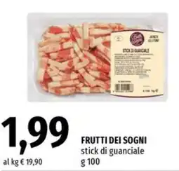 Famila FRUTTI DEI SOGNI stick di guanciale offerta
