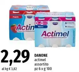 Famila DANONE actimel assortito offerta