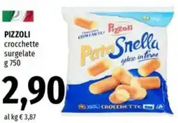 Famila PIZZOLI crocchette surgelate offerta