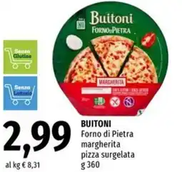 Famila BUITONI Forno di Pietra margherita pizza surgelata offerta