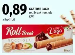 Famila GASTONE LAGO roll break nocciola offerta