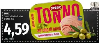 Famila SELEX tonno all'olio di oliva offerta