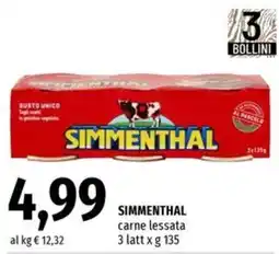 Famila SIMMENTHAL carne lessata offerta