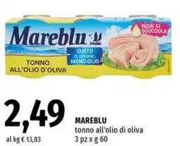 Famila MAREBLU tonno all'olio di oliva offerta