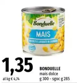 Famila BONDUELLE mais dolce offerta